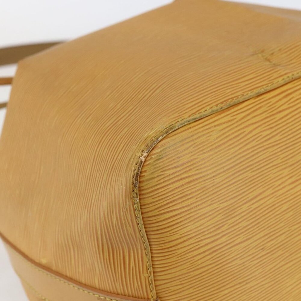 Authentic LOUIS VUITTON Epi Petit Noe Shoulder Bag Yellow M44109 LV - Picture 3 of 16